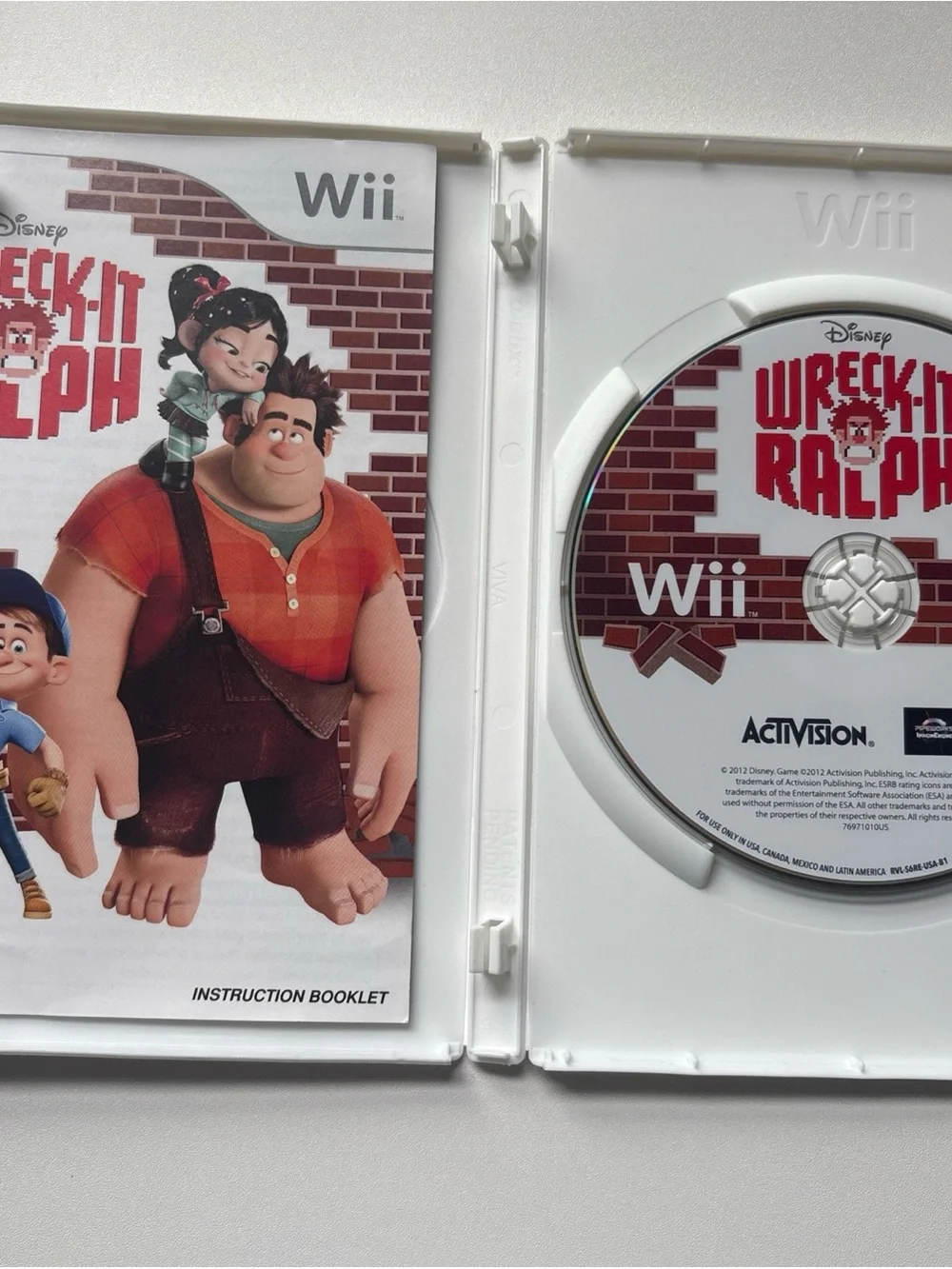 Disney Wreck-It Ralph‎ for Wii - White Case
